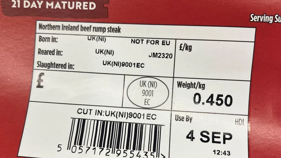 Brexit: Asda is first NI supermarket to use 'Not for EU' label