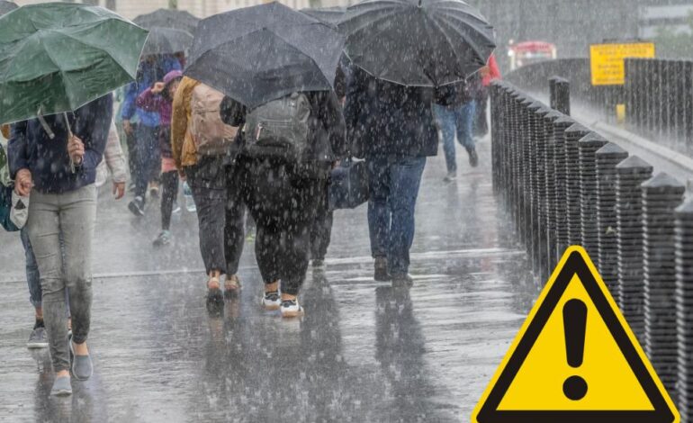 London Weather: Yellow warning